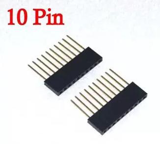 دبوس أنثى 11 مم طويل رأس تكويم موصل