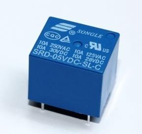 SRD-05V 12V DC-SL-C Power Relay 5pin